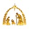 54 Inch Nativity Scene LED with Warm White Lights Indoor Outdoor Christmas Decoration